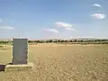 Fort Reno with Powder River in background