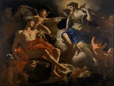 Francesco Solimena Diana and Endymion c. 1705–1710