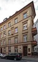 Kaiserhofstraße 19, with the construction year 1878 found over the entrance. Neo-Renaissance building in the Neoclassicist tradition. Main front with avant-corps and niche. The building is under cultural heritage protection.