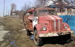 GAZ-51 in the village Chuteevo, Yantikovsky District