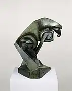 Raymond Duchamp-Villon, 1914 (cast c. 1930), Le cheval (The Horse), bronze, 43.6 × 41&nbsp;cm