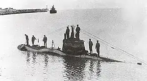 UB-4 sometime in 1915