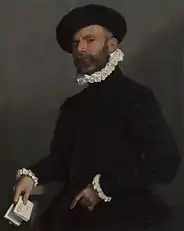 Portrait of a Man Holding a Letter (L'Avvocato)