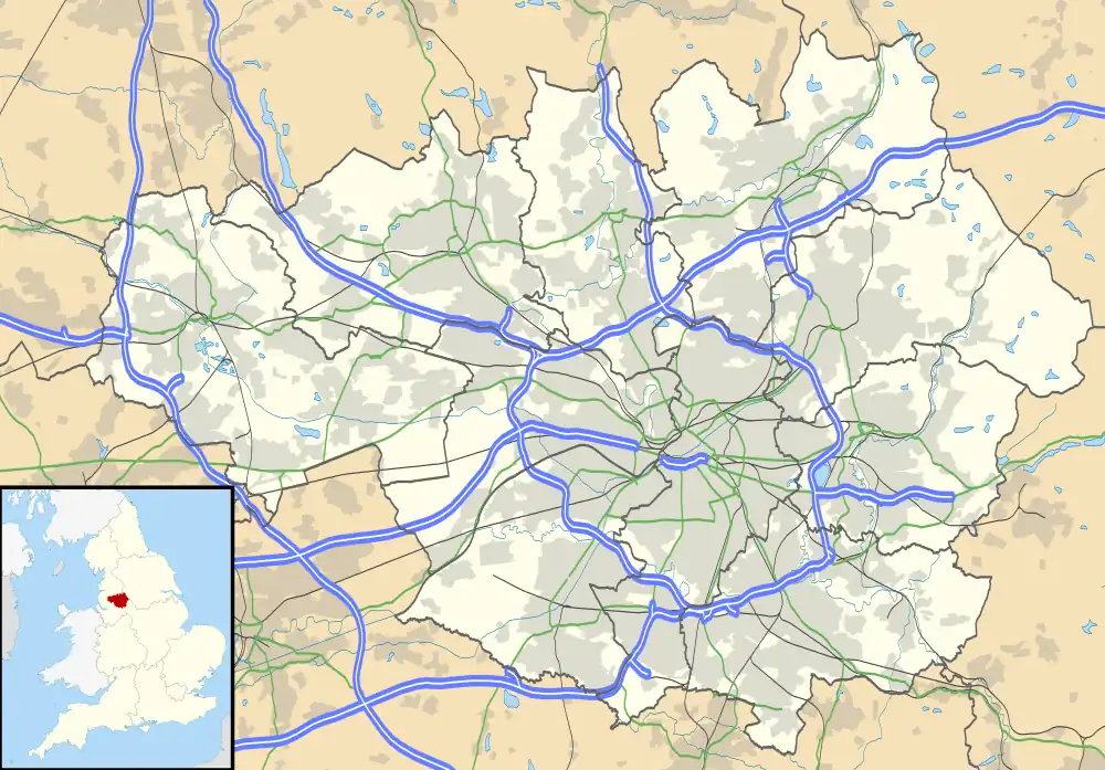 Castlefield is located in Greater Manchester