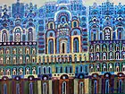 Hamdi Bardhi, "Facade", oil on canvas, 80 × 100&nbsp;cm