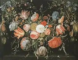 Flower garland, c. 1680, wood, 22 x 28&nbsp;cm, Centraal Museum, Utrecht