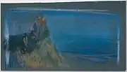 High Point, pastel on gray paper (18.7 x 33&nbsp;cm)