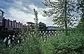 HLC #1 Shay over Somenos Lake trestle