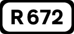 R672 road shield}}