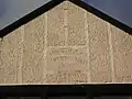 Foundation stone at Immanuel Baptist
