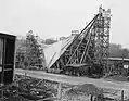 13 November 1957, Philip's Pavilion under construction.