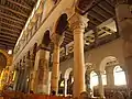 Capitals in nave