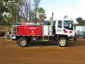 Heavy duty fire appliance Isuzu 550 (HD119 - Cape Le Grand) at Esperance depot, September 2010.