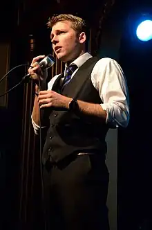 Baretsky performing to a sold out crowd in New York.