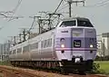 JR-West set in Super Yakumo livery, September 2007