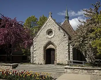 Image 9St.&nbsp;Joan of Arc ChapelPhotograph credit: Leroy SkalstadThe 15th-century St.&nbsp;Joan of Arc Chapel was initially built in the village of Chasse-sur-Rhône, France. Originally called the Chapelle de St.&nbsp;Martin de Seyssuel, it is said to have been the place at which Joan of Arc prayed in 1429 after she had met King Charles&nbsp;VII of France. The present name was given to the chapel when Gertrude Hill Gavin, the daughter of an American railroad magnate, had the derelict building dismantled, transported to America and rebuilt beside her French Renaissance–style château in Brookville, New York, in 1927. The chapel was undamaged when the château burned down in 1962, and was later given to Marquette University in Milwaukee, Wisconsin, once more being transported stone by stone.More selected pictures