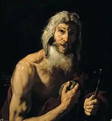 The Penitent Saint Jerome, 1652, 77.2 × 71.8&nbsp;cm., Museo del Prado