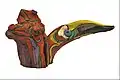 Firebird, 1996colored wood, height 40 cmMNMA, Jagodina