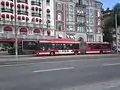 NG 313 CNG (A23) on line 69 in Stockholm