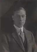Future king George&nbsp;VI, 1921