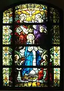 Los Angeles Cathedral, stained glass from the 1920s