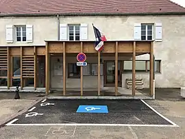 The town hall in La Loye