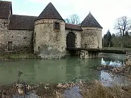 The chateau in La Ventrouze