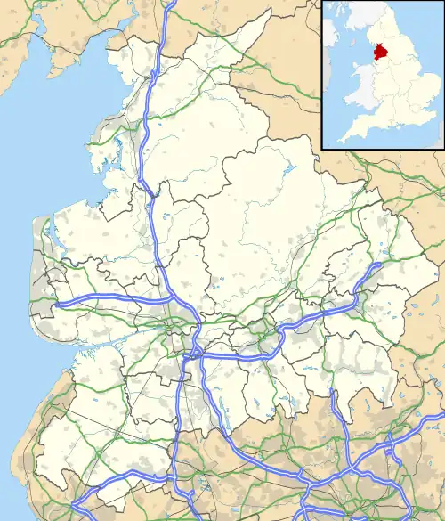 Lathom is located in Lancashire