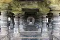 Outer mantapa (hall) at Veera Narayana temple in Belavadi