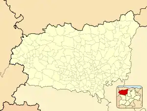 Liegos is located in Province of León