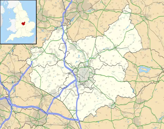 Nanpantan is located in Leicestershire