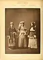 1. Yorouk woman from Biga2. Christian woman from Chios3. Christian woman from Lemnos
