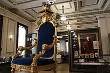 Museum of Freemasonry, North Gallery with Three Centuries of English Freemasonry exhibition, 2018