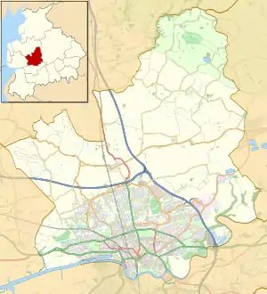 Goosnargh is located in the City of Preston district