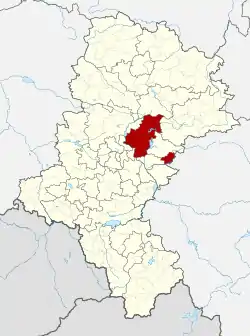Location within the voivodeship