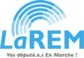 Previous logo of the group from 2017 to 2022, when it was named Groupe La République En Marche