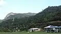 Suburban landscape with Red Peak