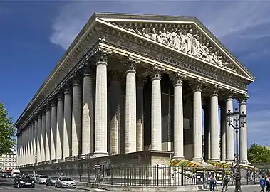 La Madeleine (Paris), 1807-1842, by Pierre-Alexandre Vignon&nbsp;[fr]