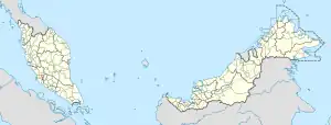 Segamat District is located in Malaysia
