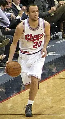 Image 22Emanuel Ginóbili, one of the most recognized Argentine basketball players. (from Culture of Argentina)