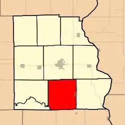 Location in Crawford County
