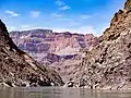 South aspect from Colorado River (Dutton Point behind to left)