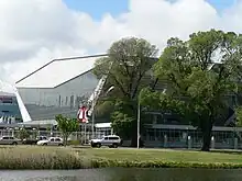 Lexus Centre (former Olympic Pool). Melbourne.  Completed 1956.