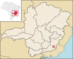 Location of Cataguases