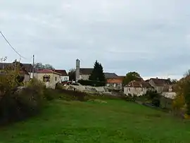 A general view of Montagnac-d'Auberoche