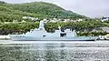 HDMS Niels Juel at Harstad on 22 June 2018.