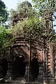 Bhemwa: The Sitaram temple, with rich terracotta relief