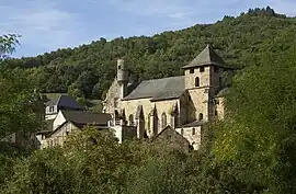 The church of Saint-Pierre-ès-Liens, in Noailhac