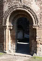 ...the entrance...