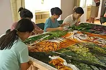 Image 17At the Pyongyang Embroidery Institute (from Culture of North Korea)